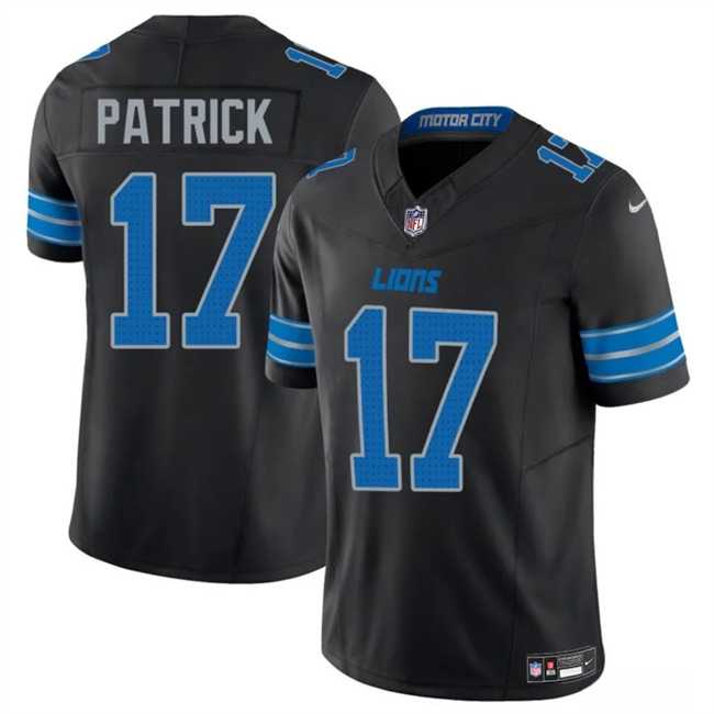 Men & Women & Youth Detroit Lions #17 Tim Patrickn Black 2024 F.U.S.E. 2nd Alternate Vapor Limited Football Stitched Jersey